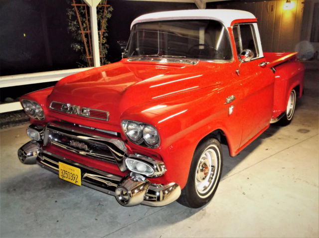 1958 GMC 100 big back window / s.s. trim - photo 6