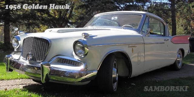 1958 GOLDEN HAWK 1958 Studebaker GOLDEN HAWK 2DR HARDTOP