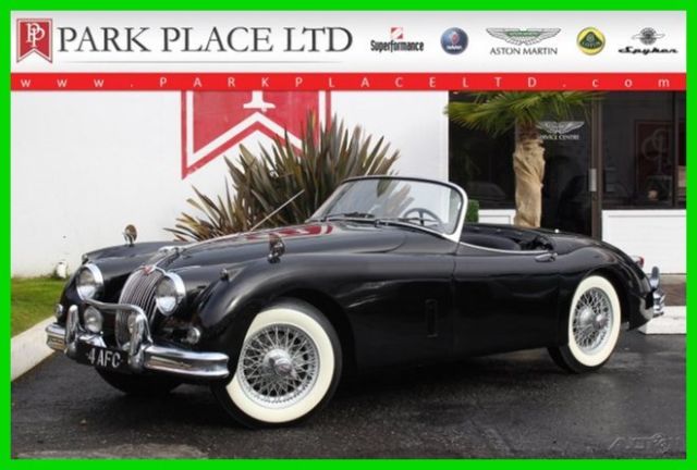 1958 Jaguar XK150 OTS, 3.4L I-6, 4-speed Manual, Black on Black Roadster 1958 Jaguar XK Roadster
