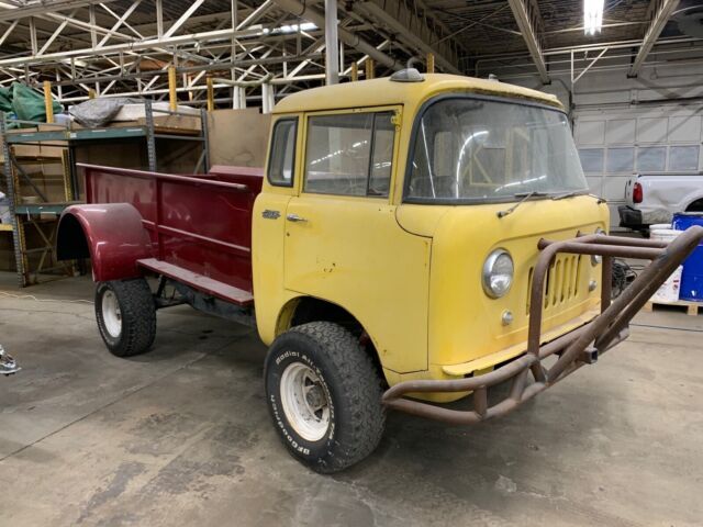 1958 Jeep 2500 Pickup Yellow 4WD Manual Cab over 1958 Jeep 2500 Cab over