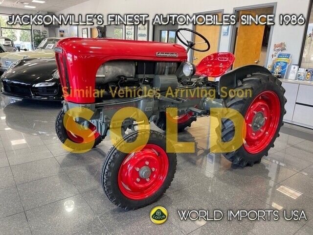 1958 LAMBORGHINI TRACTOR LAMBORGHINETA TRACTOR - (COLLECTOR SERIES) 1958 LAMBORGHINI TRACTOR LAMBORGHINETA TRACTOR - (COLLECTOR SERIES)