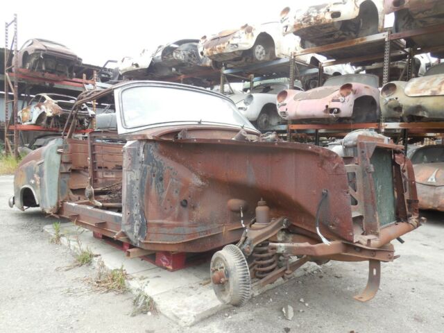 1958 Mercedes 220 S Convertible Ponton Project Car for Parts or Restoration 220S 1958 Mercedes-Benz 200-Series 1958 Mercedes 220 S Convertible Ponton Project Car