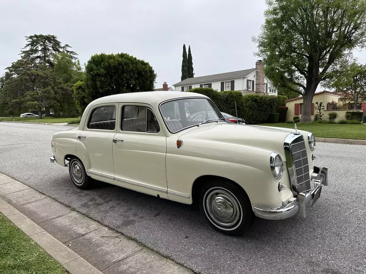 1958 Mercedes-Benz 180 Sedan White 1958 Mercedes-Benz 180