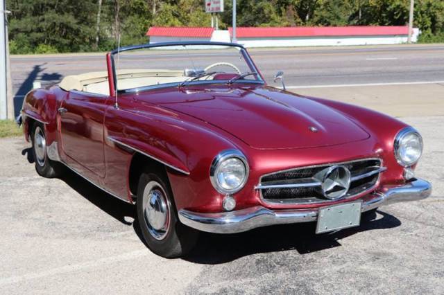 1958 Mercedes-Benz 190SL 61000 Miles Best described as Cabernet Metallic Conver 1958 Mercedes-Benz 190-Series --