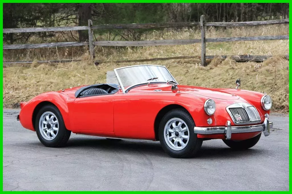 1958 MG MGA 4 Speed Tonneau Cover Soft Top 1958 MG MGA Original Numbers Matching 2dr Convertible