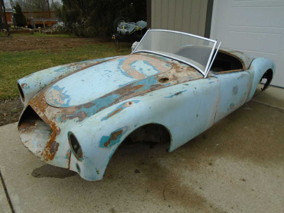 1958 MG MGA Body with frame and windshield 1958 MG MGA
