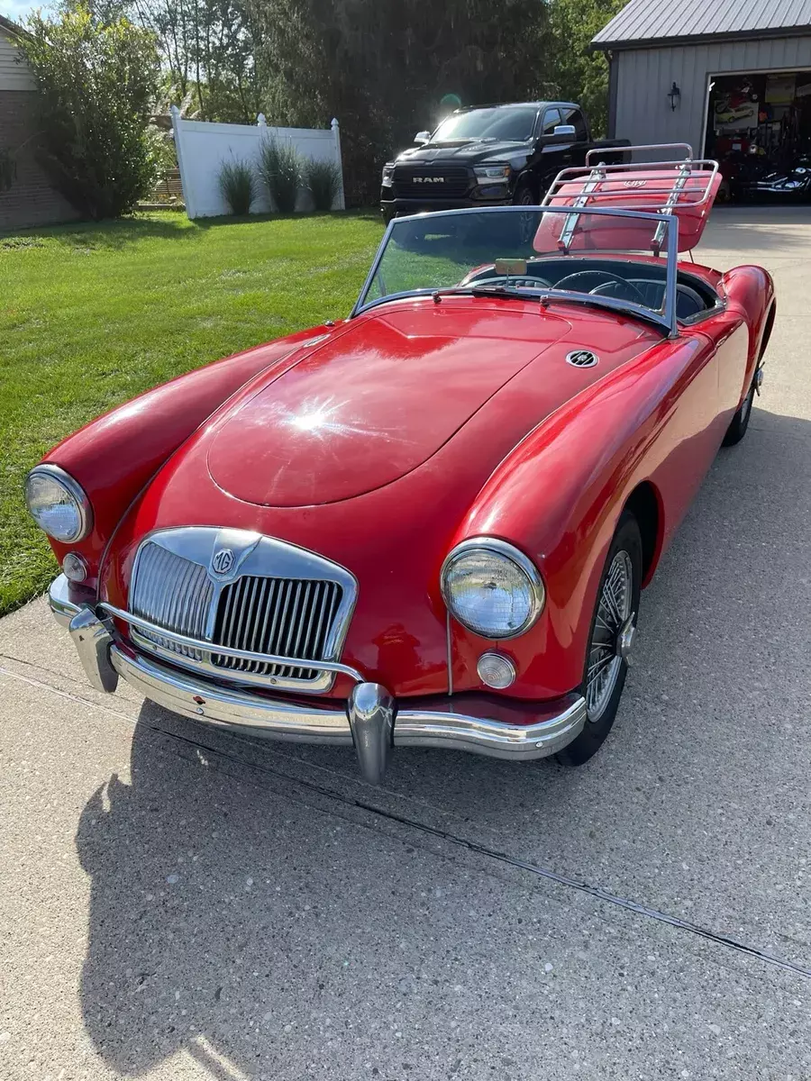 1958 MG MGA Convertible Red RWD Manual 1958 MG MGA