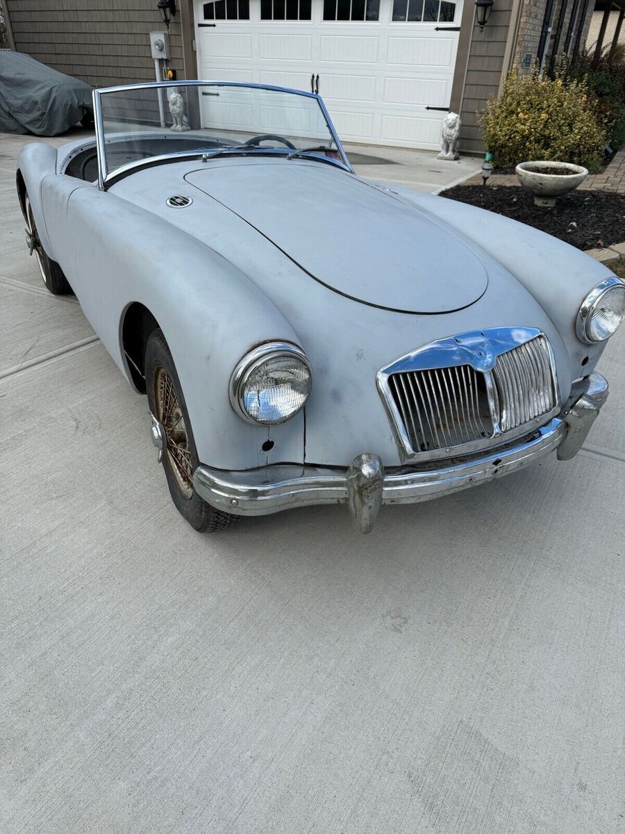 1958 MG MGA Grey RWD Manual 1958 MG MGA