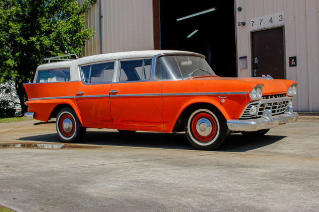 1958 Nash AMC Rambler Cross Country Super Wagon Custom patina, rat rod, 1958 Nash cross country wagon