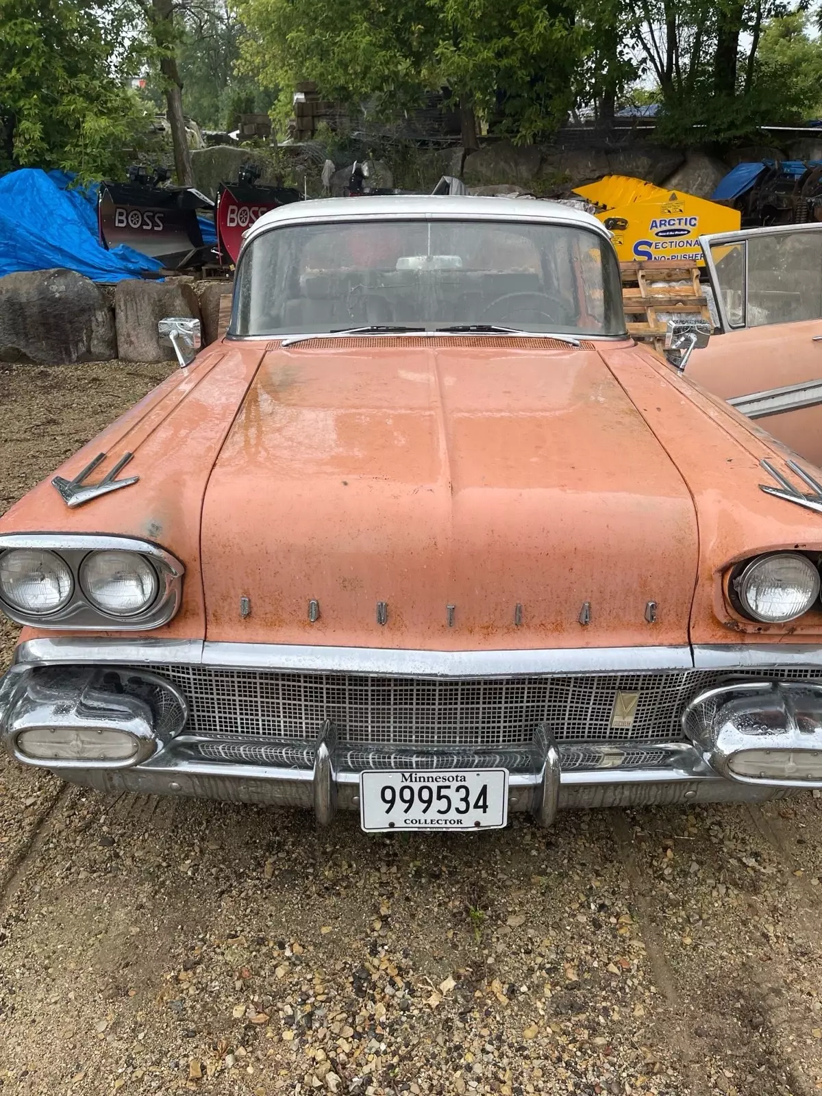 1958 Pontiac Chieftain Sedan White 1958 Pontiac Chieftain
