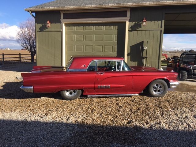 1958 Red Ford Thunderbird 1958 Ford Thunderbird
