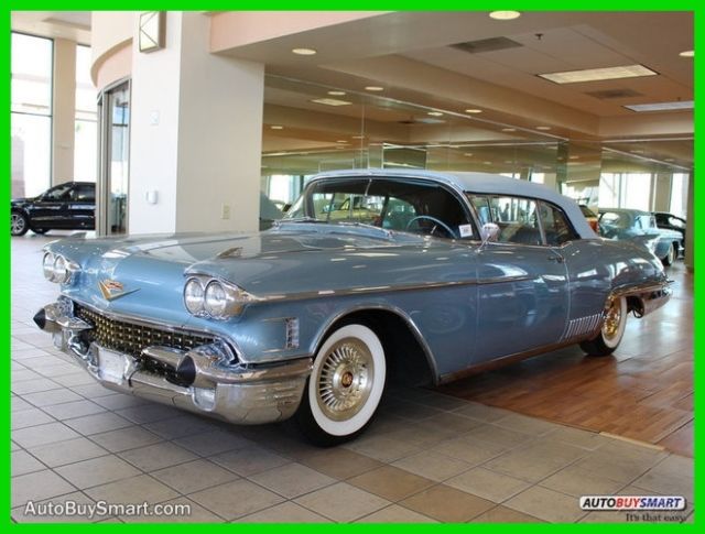 1958 Series 62 Biarritz Used Automatic 1958 Cadillac Eldorado Series 62 Biarritz