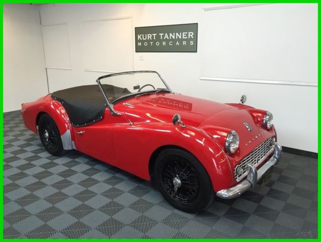 1958 TRIUMPH TR3A. A GEM OF AN UN-RESTORED, TWO-OWNER CALIFORNIA SURVIVOR CAR. 1958 Triumph TR3