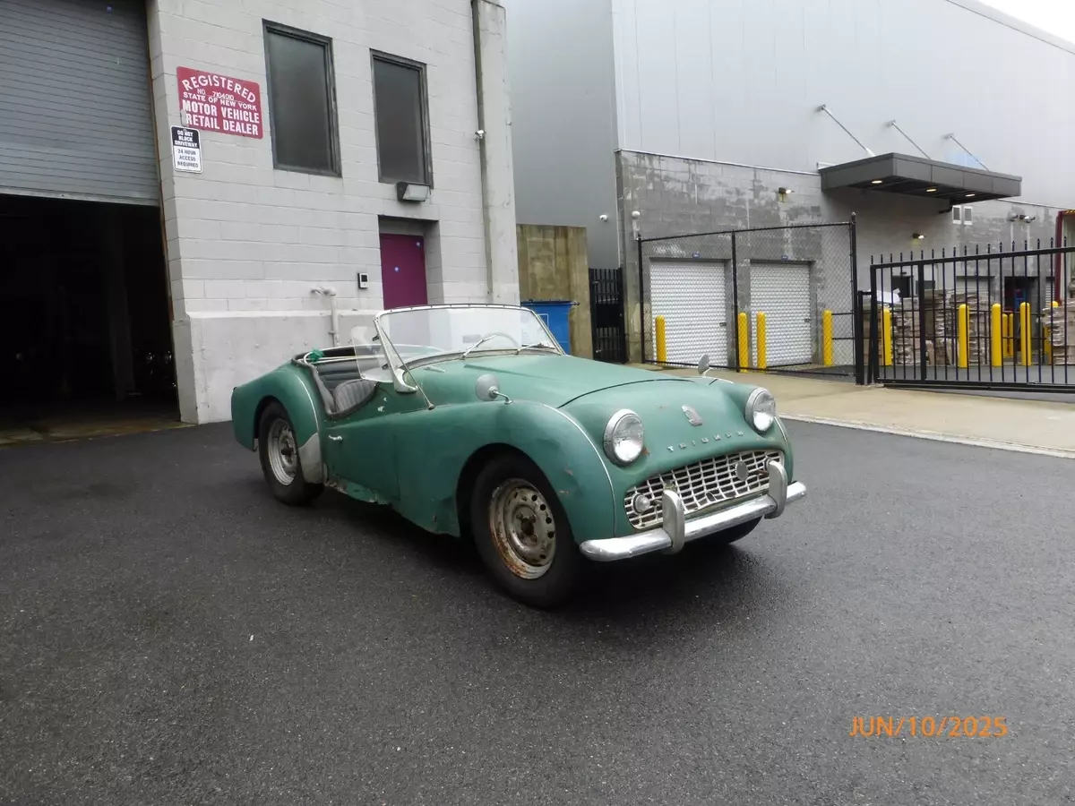 1958 Triumph TR3A with Supercharger, for Restoration 1958 Triumph TR3 Supercharger