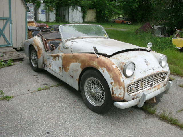 1958 TRIUMPH TR3,GOOD RUNNING ENGINE, GOOD RESTORATION PROJECT,MUST SELL 1958 Triumph TR3