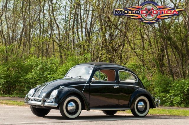 1958 Volkswagen Beetle California Top, Black Plate California 1958 Volkswagen Beetle - Classic CA Top