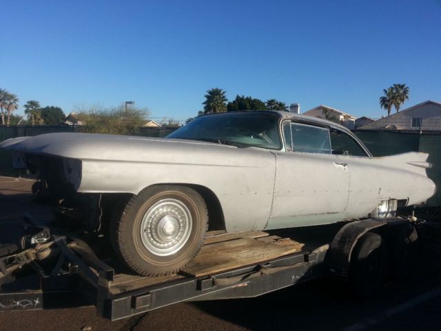 1959, 59 Cadillac running builder. NON undercoated 1959 Cadillac DeVille