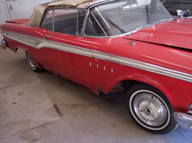 1959 Edsel corsair red