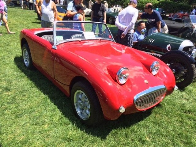 1959 AH Bugeye Sprite Tartan Red 1959 Austin Healey Sprite