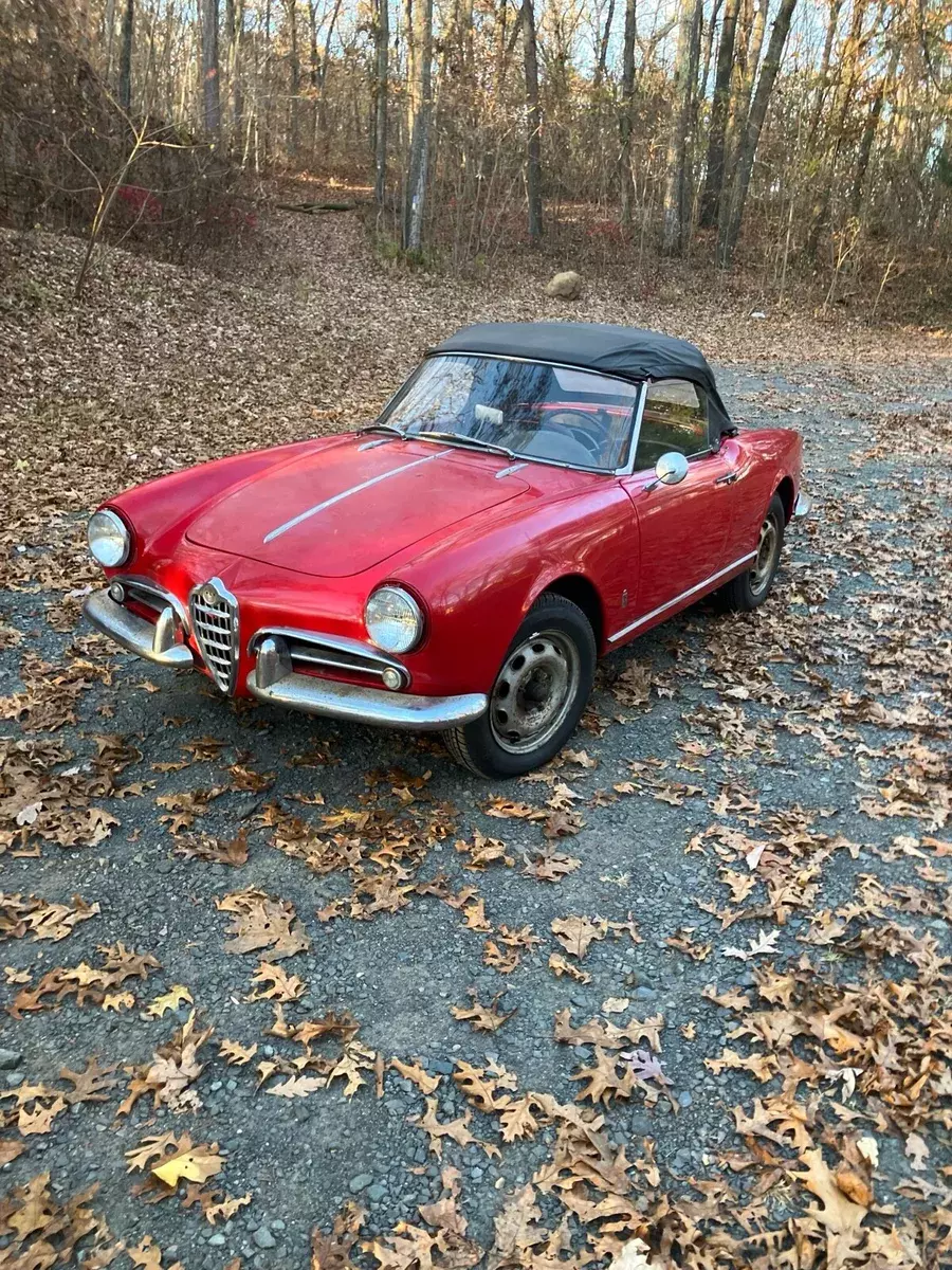 1959 Alfa Romeo Giulietta Convertible Red 1959 Alfa Romeo Giulietta