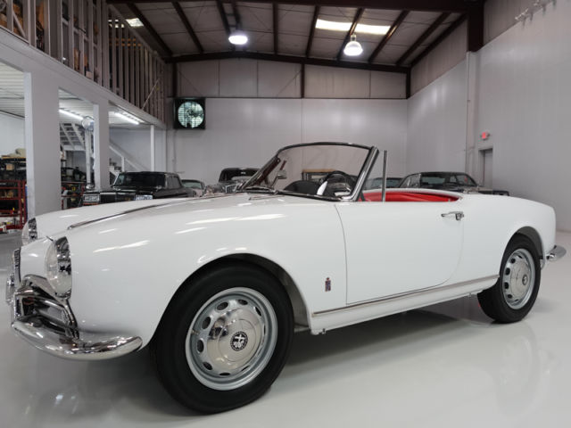 1959 Alfa Romeo Giulietta Spider 750F Veloce | Correct Veloce spec 1,290 engine 1959 Alfa Romeo Giulietta Spider 750F Veloce