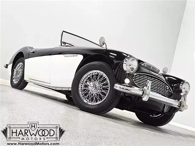 1959 Austin-Healey 100-6 BN6 1306 Miles Black and White Roadster 2.6 liter inlin 1959 Austin-Healey 100-6 BN6