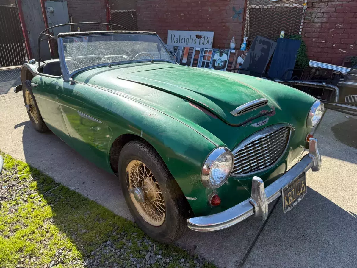 1959 Austin-Healey 100-6 BN6, SoCal black plate car 1959 Austin Healey 100-6 BN6