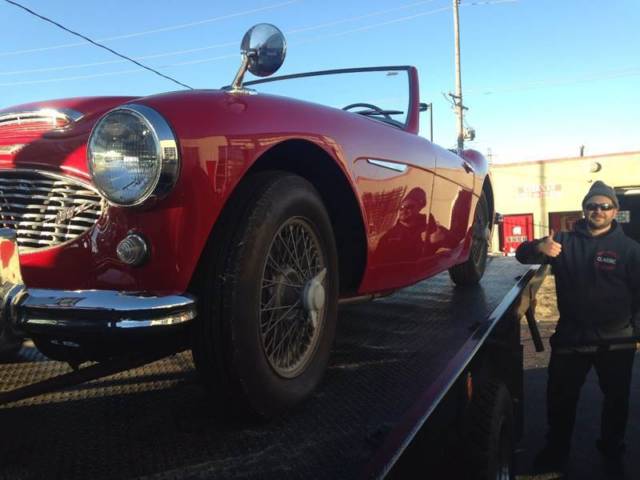 1959 Austin Healey 100-6 classic roadster with overdrive and wire wheels - photo 11