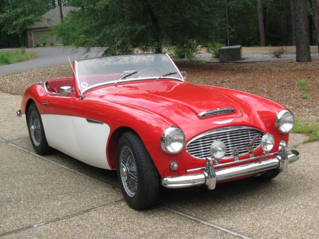 1959 Austin Healey 3000 Red with Red Piping - photo 11