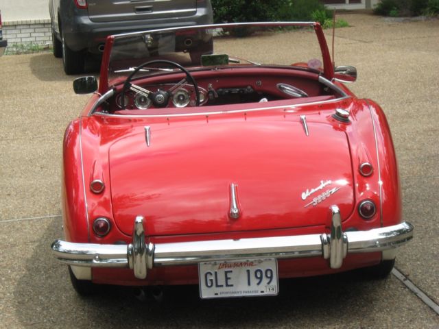 1959 Austin Healey 3000 Red with Red Piping - photo 4