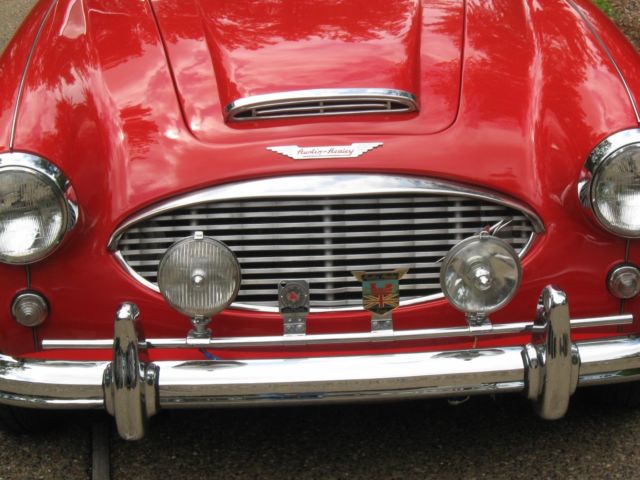 1959 Austin Healey 3000 Red with Red Piping - photo 6