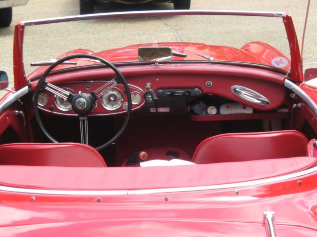 1959 Austin Healey 3000 Red with Red Piping - photo 7