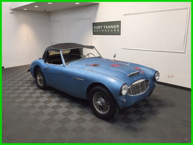 1959 AUSTIN-HEALEY 3000 MK1 BT-7 2+2, 4-SPEED w/OVERDRIVE, WIRES, MATCHING #'s 1959 Austin Healey 3000 Roadster