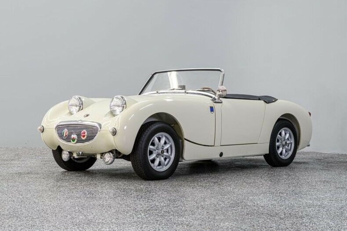 1959 Austin-Healey Bugeye Sprite 49184 Miles Old English White Roadster 948cc 4 1959 Austin Healey Sprite