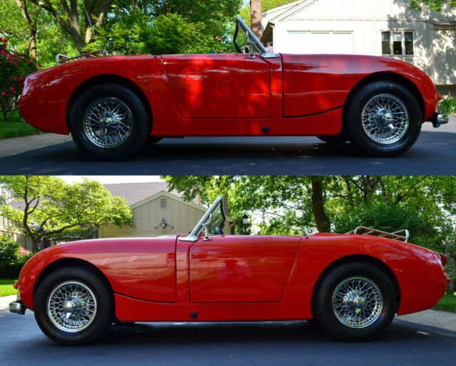 1959 Austin Healey Sprite Bug Eye -1098cc-Front Discs-Wire Wheels-Rib Cage - photo 11