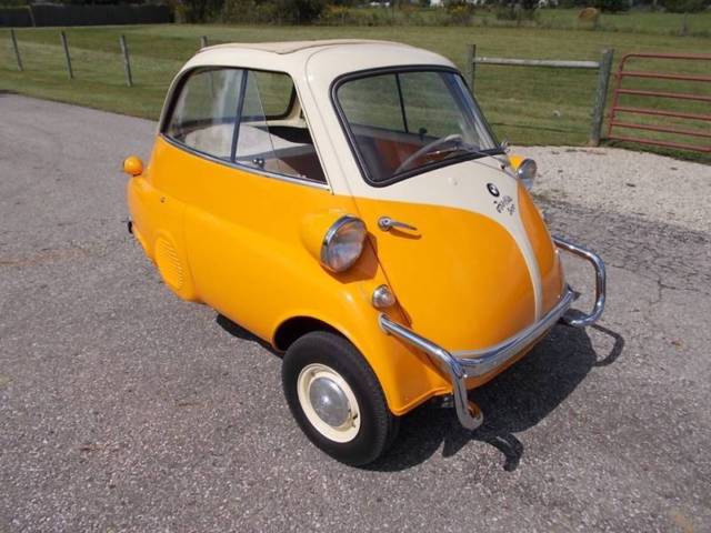 1959 BMW ISETTA 300, Yellow, 49k Act. Mi, Orig. Engine, 4-Speed Manual, Restored 1959 BMW ISETTA 300 --