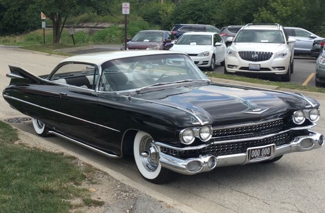 1959 Cadillac Coupe DeVille rockabilly rat rod hot rod custom lead sled 1959 Cadillac DeVille