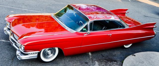 1959 Cadillac Deluxe Coupe DeVille Kustom Lowered Custom Roof Sail 1959 Cadillac DeVille