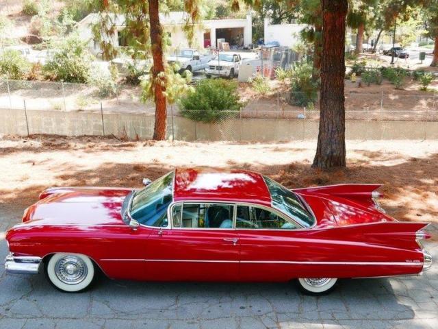 1959 CADILLAC DEVILLE Base Hardtop 2-Door 34337 Miles Red Coupe 6.4L 6392CC 390C 1959 Cadillac DeVille Base Hardtop 2-Door