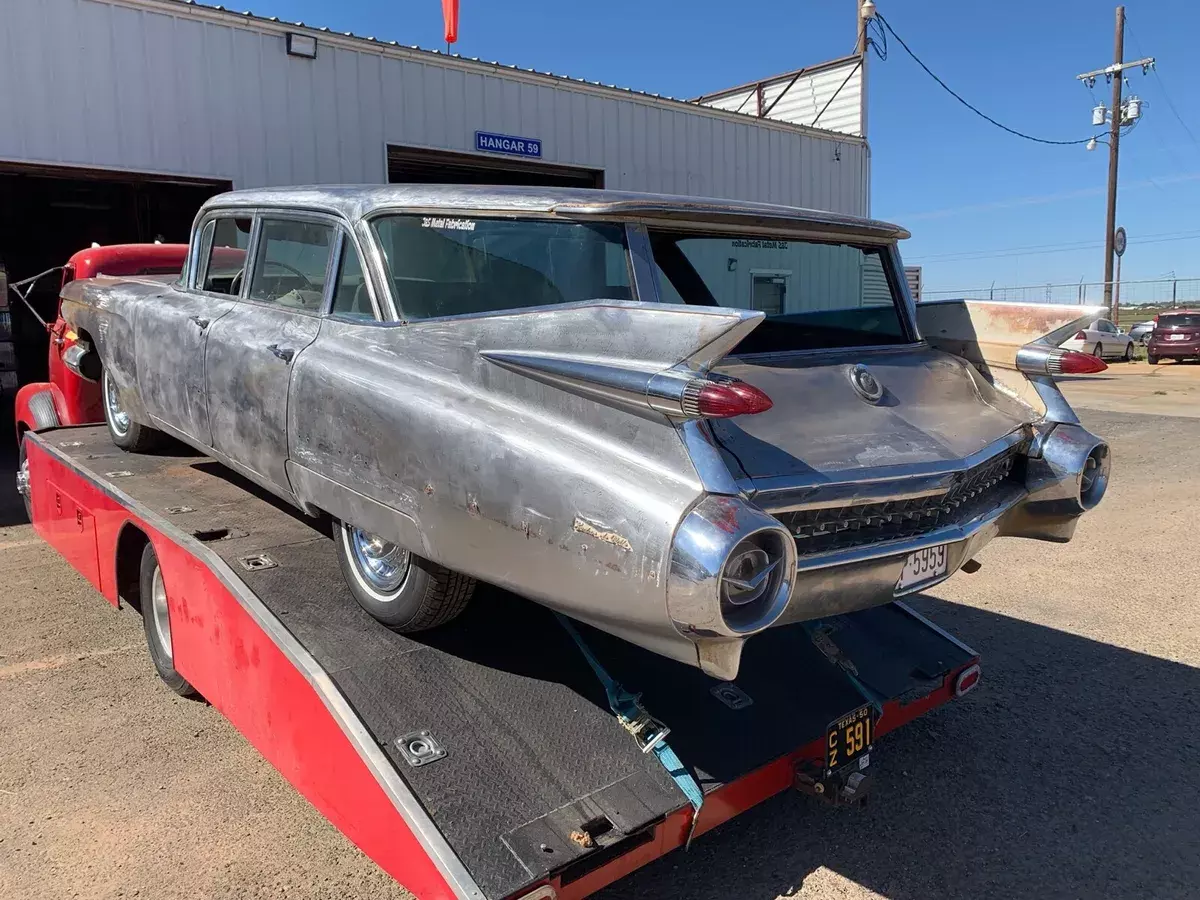 1959 Cadillac DeVille Sedan Wagon Grey RWD Automatic Wagon deVille 1959 Cadillac DeVille Wagon deVille