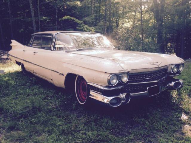 1959 CADILLAC FLATTOP BIG FINS READY TO RESTORE 59 1959 Cadillac DeVille DEVILLE