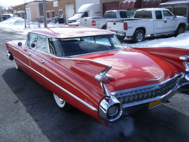 1959 Cadillac Sedan Deville!! Rare Factory Red Flat Top!! 1959 Cadillac DeVille