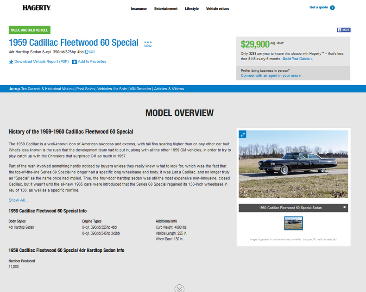 1959 Cadillac Series 60 Fleetwood - photo 2