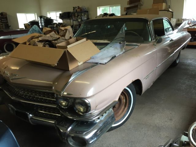 1959 Cadillac series 62 coupe. 100% Orig Woodrose with 81K miles Unmolested ORIG 1959 Cadillac Other