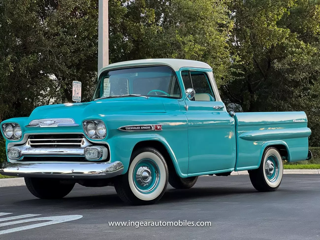 1959 Chevrolet Apache 3100 Fleetside Pickup Truck 1959 Chevrolet 3100 Apache Fleetside Pickup Truck