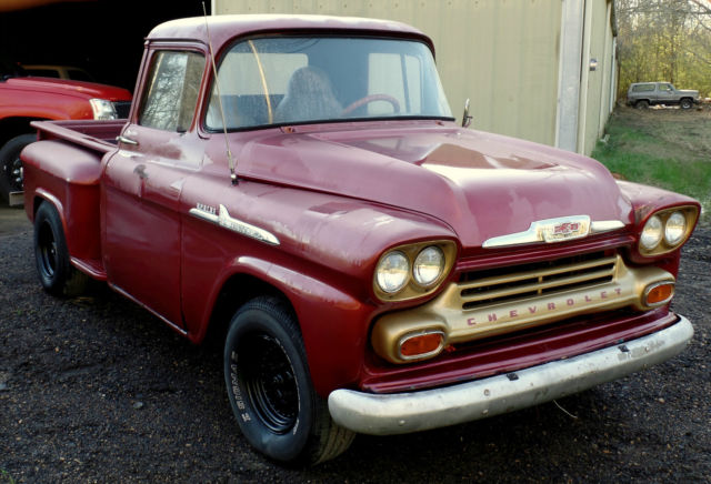 1959 Chevrolet Apache 3100 Truck C-10 350 V8 Stepside SWB Other Truck 1959 Chevrolet Other Pickups APACHE 3100 STEPSIDE SWB V8 TRUCK CHEVY GMC