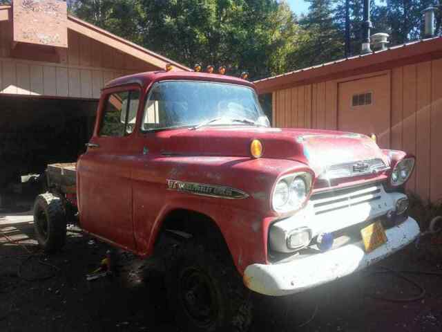 1959 Chevrolet Apache 3/4 ton Napco 4x4 with 5630.5 actual miles 1959 Chevrolet Other