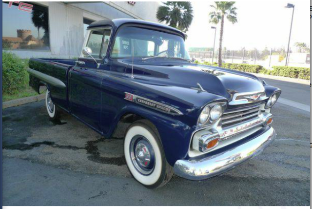 1959 CHEVROLET APACHE CHEVY APACHE FLEETSIDE 1959 Chevrolet Other Pickups