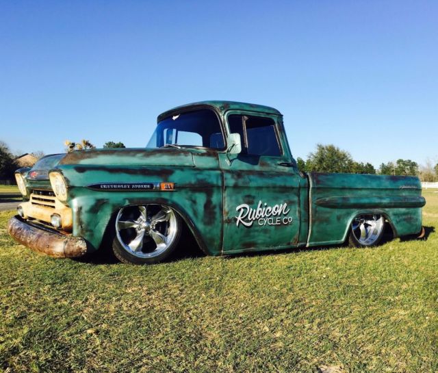 1959 CHEVROLET APACHE • FLEETSIDE BBW SWB LS 5.3 • AIR RIDE • PATINA CHEVY TRUCK 1959 Chevrolet Other Pickups 1959 Chevrolet Apache Fleetside BBW