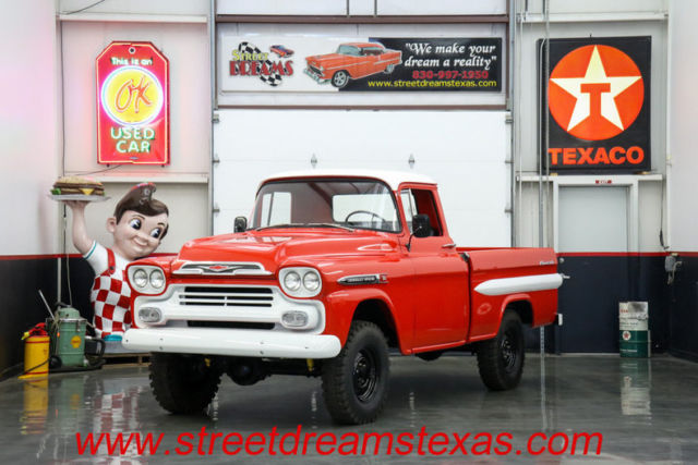 1959 Chevrolet Apache NAPCO 4 X4 283 4 speed 4 year restoration swb flee 5 Miles 1959 Chevrolet Other Pickups NAPCO 4 X4 283 4 speed 4 year restoration swb flee